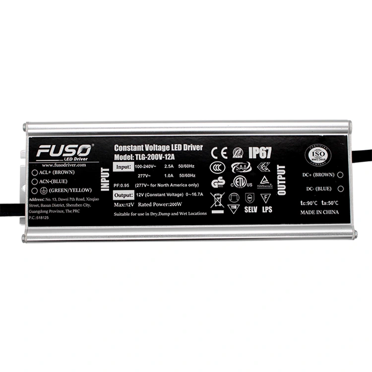 Catu Daya Led Tegangan Konstan Pf 12v 200w Tinggi