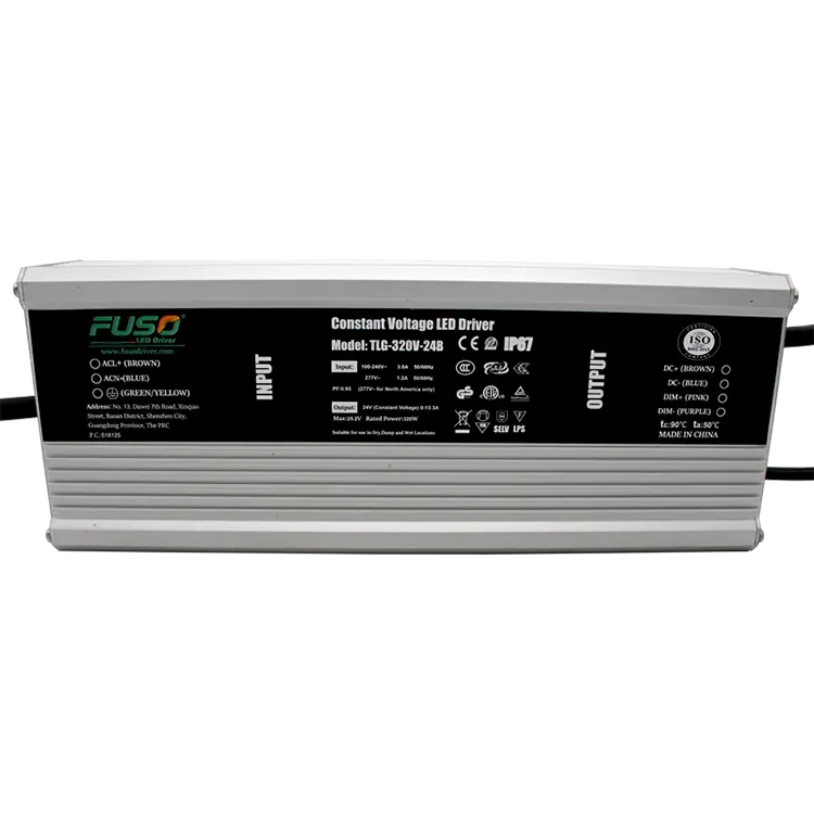 Driver Led Tegangan Konstan PF 24V 320w Tinggi